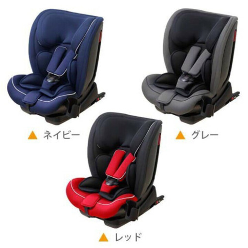 新品未使用 ISOFIX ハイバックチャイルドジュニアシート ハーネス5点式タイプ　レッド　日本育児