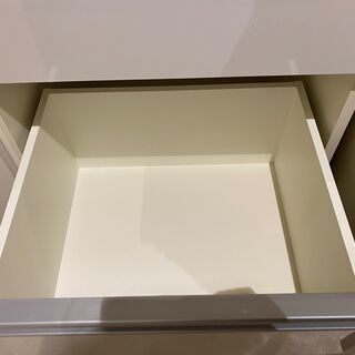 パモウナ Pamouna キッチンカウンター 白 収納棚 食器棚 中古品 【公式 