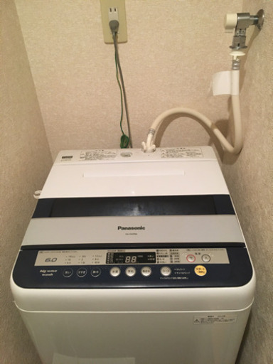 【売却済】Panasonic 全自動電気洗濯機6.0Kg (2012年製)
