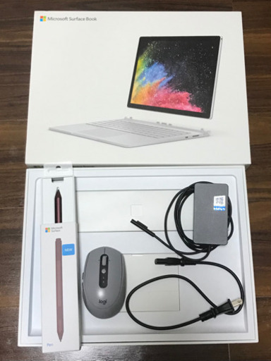 は自分にプチご褒美を 美品Surface Book 2 (Surfaceペン・マウス付き) ノートパソコン