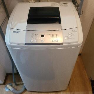 【ネット決済】洗濯機 haier JW-K60M 6KG 1月13迄
