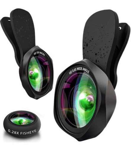 A339 新品未開封 スマホレンズ 携帯レンズ 3in1 広角 マクロ 魚眼 クリップ式 広角レンズ マクロレンズ 魚眼レンズ 高画質 歪み Yaginuma 上越のその他の中古あげます 譲ります ジモティーで不用品の処分