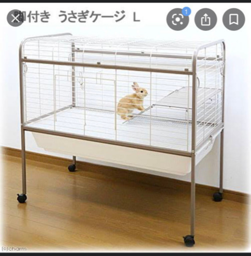 交渉中 脚付きうさぎケージl まる 立川北のその他の中古あげます 譲ります ジモティーで不用品の処分