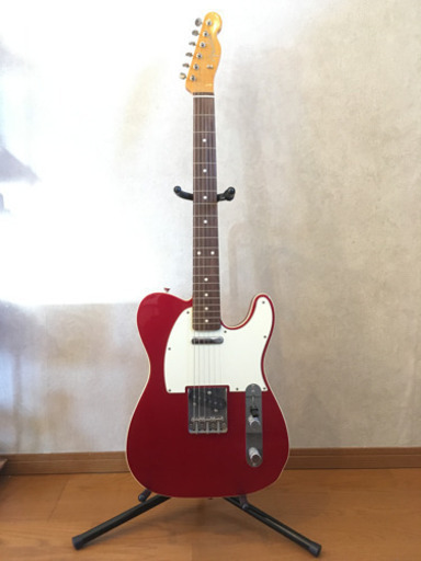 fender japan テレキャスター レッド エレキギター シングルコイル