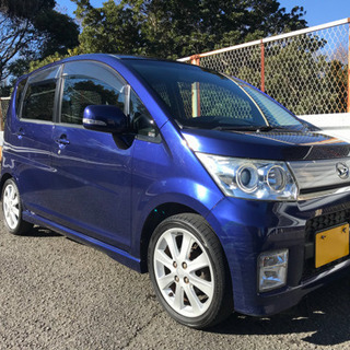 平成22年 ムーヴ ｶｽﾀﾑRS ターボ L175S ブルー 走...