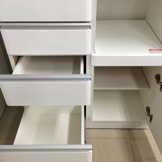 ニトリ　食器棚　幅80　クリスナ　80KB-WH ニトリ 食器棚 幅80 クリスナ 80KB-WH ニトリ 食器棚 幅80 クリスナ