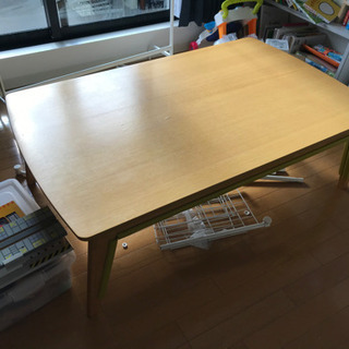 【ネット決済】木製 テーブル コタツです