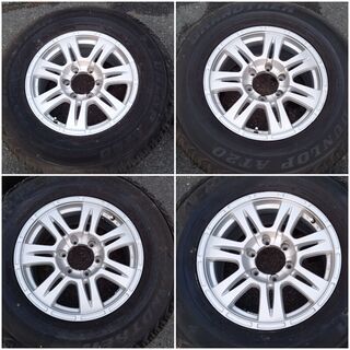 ～SOLD！～【中古品】17インチ SUV用ホイール おまけタイヤ付き 265/70R17