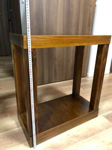 水槽台60CM　ウッディスタンド　ブラウン