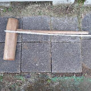 餅つき　臼と杵