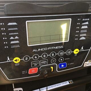 アルインコ ランニング マシン AFR1119 ルームランナー プログラム マット付き 数回使用のみ 保管傷有り