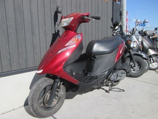 ☆9万円 アドレスV125G セル1 実動車☆スズキ マフラーカスタム！K7