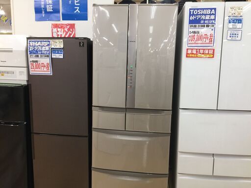 1年保証付き！HITACHI6ドア冷蔵庫【トレファク岸和田】