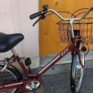 BOON 26吋ファッションサイクル 外装6段/LEDオート/ブラウン