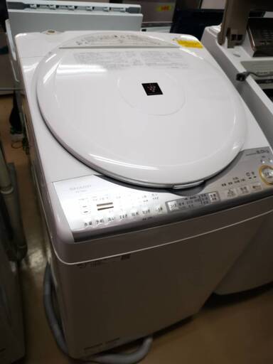 大型の８ｋサイズ洗濯乾燥機です。