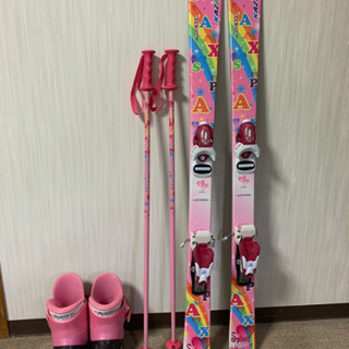【取引中】ジュニア スキー 3点セット 116cm 札幌 小学生...