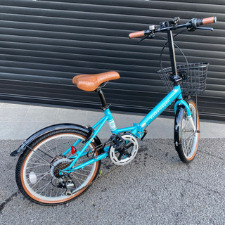 フォルクスワーゲン　折り畳み自転車　Volkswagen 6変速ギア