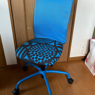 IKEA デスク用チェアー(ブルー)