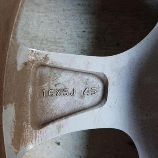 4/12いきなりセール！ 215/60r16 オフセット45 セレナc26 純正 4本セット