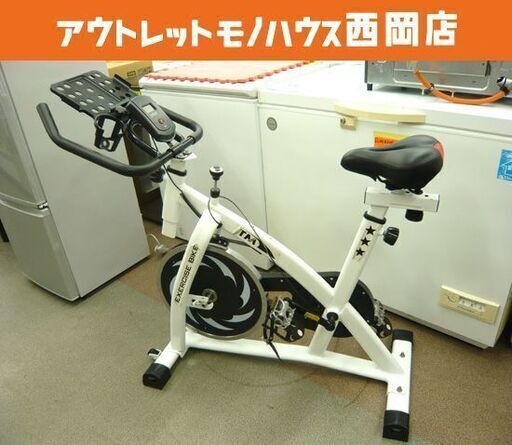 BTM スピンバイク EXERCISEBIKE 10㎏ ホイール キャスター付き 