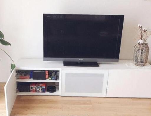 ☆イケア ベストー TVボード180+60cm 2個セット イケア ベストー TV