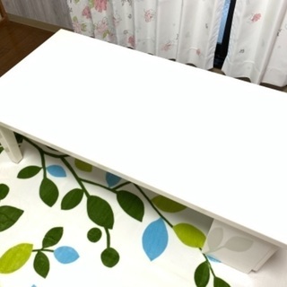 【ネット決済】【収納付き♪】ニトリ ローテーブル ホワイト