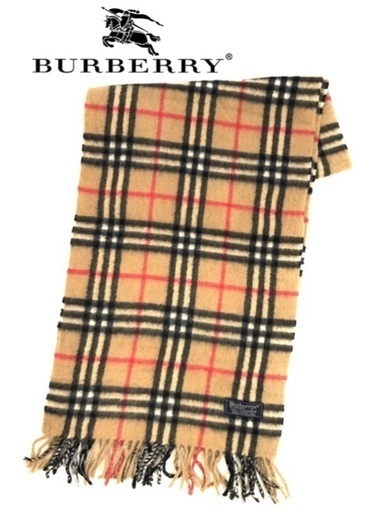 Burberryバーバリーカシミアマフラー2️⃣