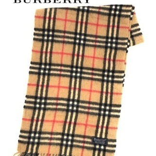 Burberryバーバリーカシミアマフラー2️⃣