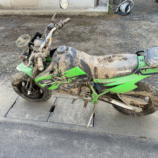 KSRⅡ 80cc 水没車 KSRⅡ 80cc 水没車