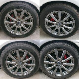 ご成約頂きました】スタッドレス&アルミ4本セット☆215/55R17☆PCD100