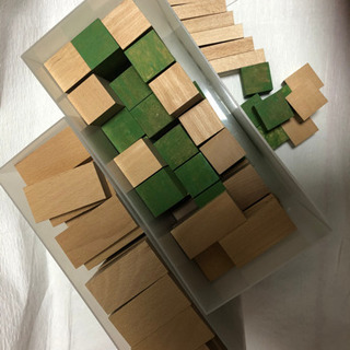 寸法の正確な日本製の積み木