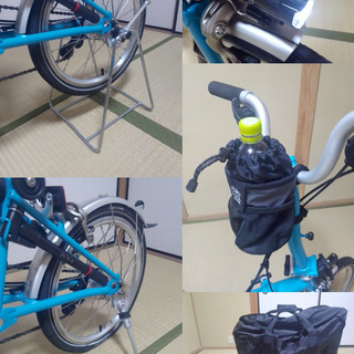 直接引き取り希望 Brompton M6l ラグーンブルー その他色々 うむむ あき 亀山の折りたたみ自転車の中古あげます 譲ります ジモティーで不用品の処分