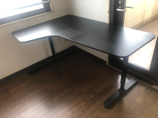 オフィステーブル 左 L型 デスク IKEA