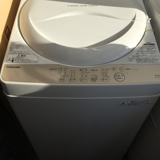 a-07 TOSHIBA 洗濯機 4.2kg 2016年製 中古品 AW-4S3
