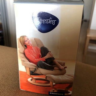 美品　エコーネス　ストレスレスチェア　レノカラー（Lサイズ）