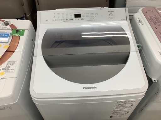 Panasonicの8kg全自動洗濯機(NA-FA80H7)です!!