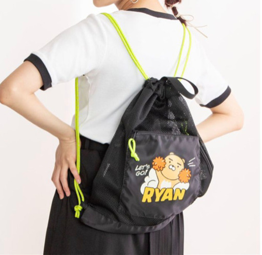 新品未使用wegoメッシュナップサックリュック Kakao Friends みんみんねむねむ 唐橋前のバッグ リュック サック の中古あげます 譲ります ジモティーで不用品の処分