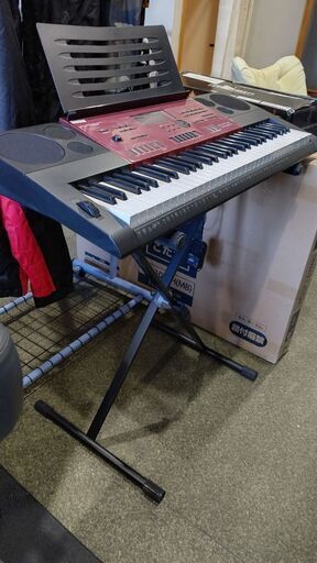 カシオ・CASIO◆電子キーボード スタンド付/CTK-6250/61鍵盤◆ハイグレードキーボード◆