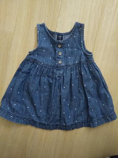 お話中 ベビー女の子70 Gapデニムワンピース りん 月寒中央のベビー用品 ベビー服 の中古あげます 譲ります ジモティーで不用品の処分