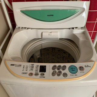 【洗濯機6kg あげます！！】まだ使えます、もらってください。