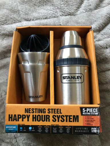 【週末値下！！一人キャンプ好適】スタンレー〈STANLEY HAPPY HOUR SYSTEM カクテルシェーカー 5-PIECE〉