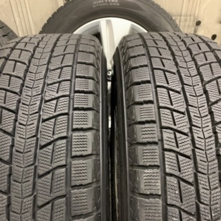 即装着可能！バリ山！★225/65R17　トヨタ純正　60ハリアー　純正ナット使用　ウインターマックス　SJ8　 即装着可能！バリ山！☆225/65R17 トヨタ純正 60ハリアー 純正ナット