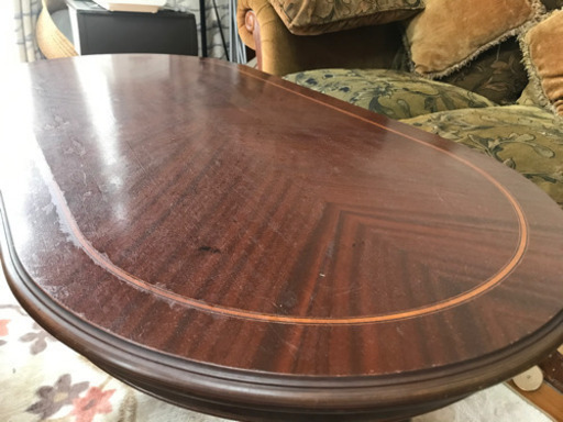 ソファのテーブル　木製