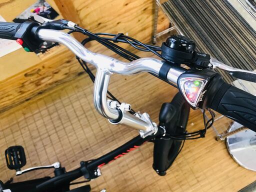 1/22販売 森) E-RUNs2 モペットタイプ 16インチ折りたたみ自転車