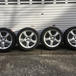 タイヤ、ホイール スバルレガシー純正アルミホイール、スタットレス 