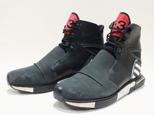 【苫小牧バナナ】⑲未使用☆展示品 adidas Y-3 M20094 28.5cm HAYEX HIGH yohji yamamoto ヨウジヤマモト メンズスニーカー ブーツ 本体のみ♪