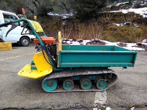 運搬車 チクスイ 手動式ダンプ 立ち乗り乗用、歩行用 実働