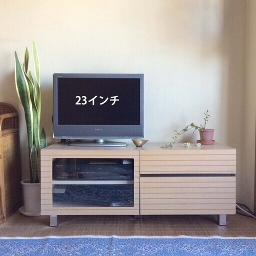 白井産業テレビ台 テレビボードナチュラルオーク 幅107cm 奥行き41cm 高さ43 5cm 32インチぐらいまで Maru 江東の収納家具 テレビ台 の中古あげます 譲ります ジモティーで不用品の処分