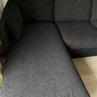 《取引決定済み》L字型ソファー　ダークグレー