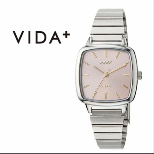 VIDA+ アンティーク調　腕時計　VD-J86014SLVPNK
